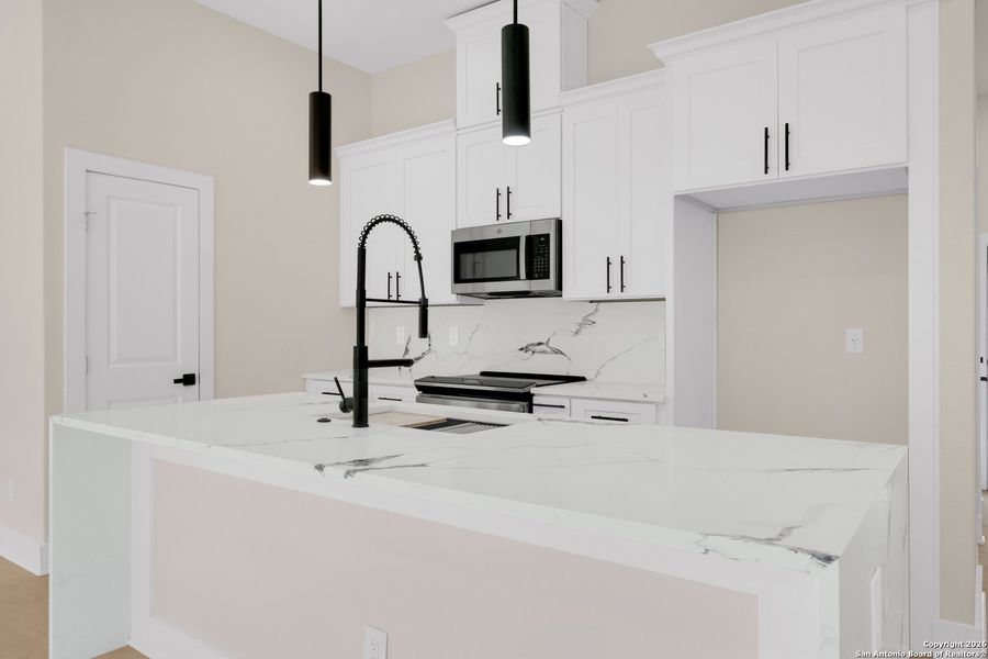 Furnished interior view inside a new home in , San Antonio (Image 4).