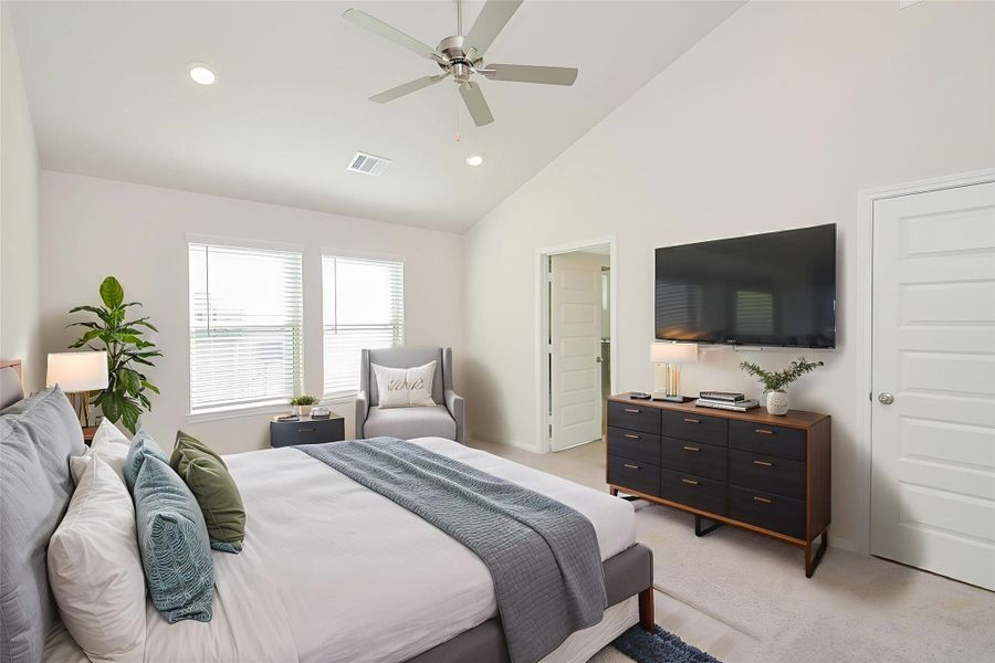 Featuring high, vaulted ceilings that create an open and airy atmosphere. Featuring high, vaulted ceilings that create an open and airy atmosphere.