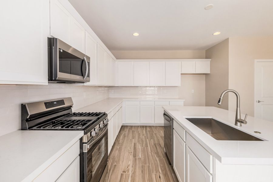 Furnished interior view inside a new home in Elara at Moonlight, Maricopa (Image 4).