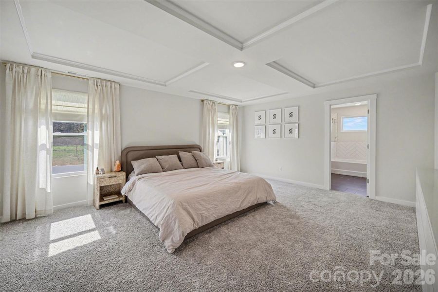 Furnished interior view inside a new home in Enclave at Caldwell, Charlotte (Image 30).