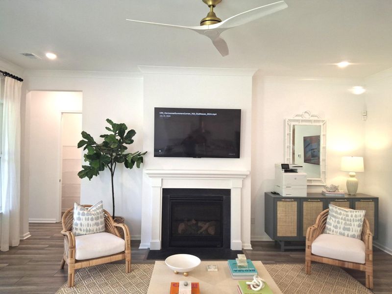 Furnished interior view inside a new home in Horizons at Summers Corner | 55+, Summerville (Image 5).