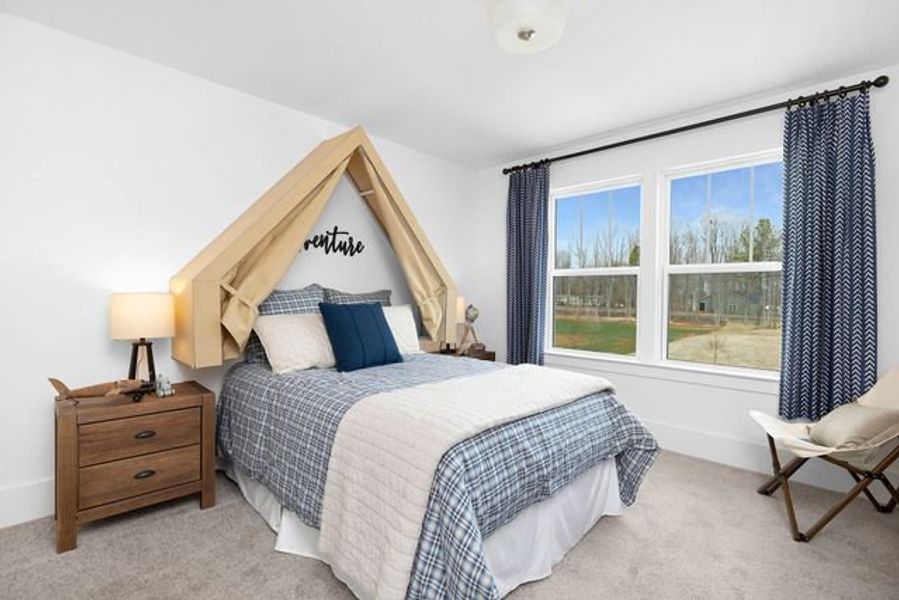 Representative furnished interior of a home built from the Jasper by True Homes in Autumn Ridge, High Shoals (Image 12).