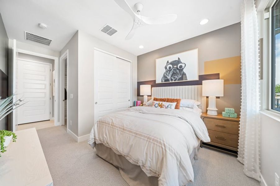 Furnished interior view inside a new home in Meridian, Queen Creek (Image 11). Furnished interior view inside a new home in Meridian, Queen Creek (Image 11).