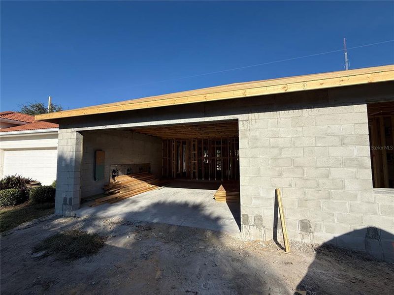 In-progress construction of a new home in , Nokomis, FL (Image 4).