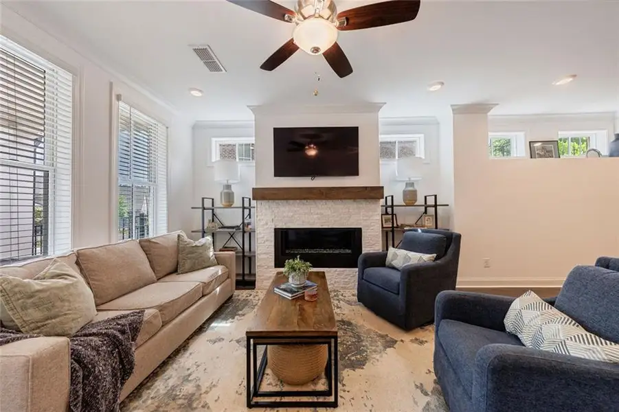 Furnished interior view inside a new home in , Peachtree Corners (Image 12).