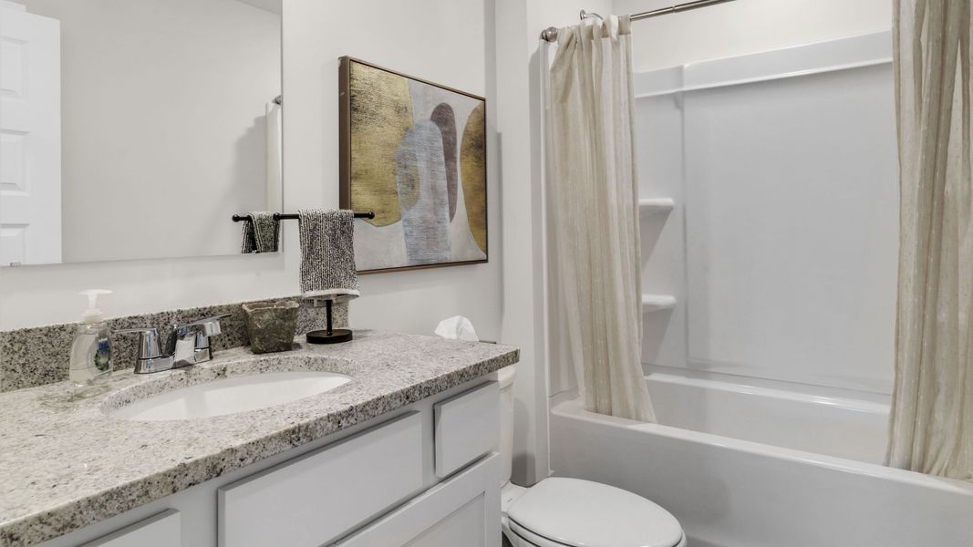 Furnished interior view inside a new home in Bailey Park, Fayetteville (Image 31).