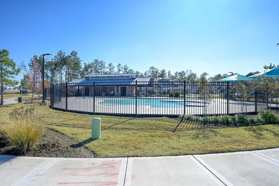 This home is within walking distance of the pool