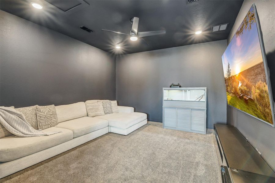 Furnished interior view inside a new home in Bridgeland 45', 50', 70', Cypress (Image 32). Furnished interior view inside a new home in Bridgeland 45', 50', 70', Cypress (Image 32).