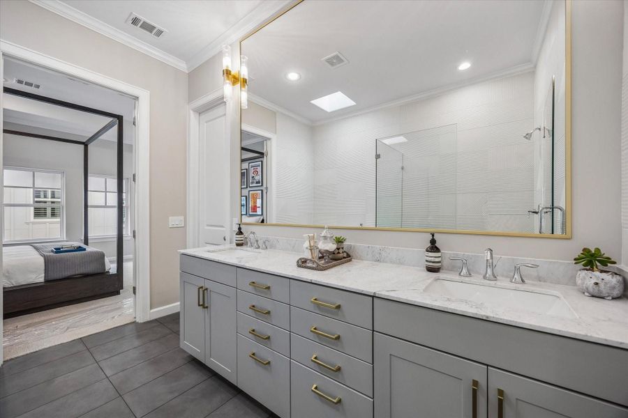Furnished interior view inside a new home in , Houston (Image 11).