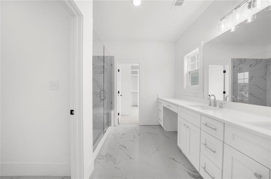 Furnished interior view inside a new home in , Canton (Image 19).