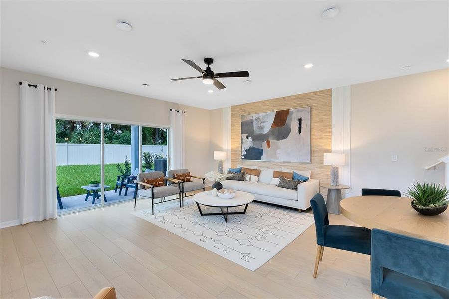 Furnished interior view inside a new home in , Sanford (Image 11).