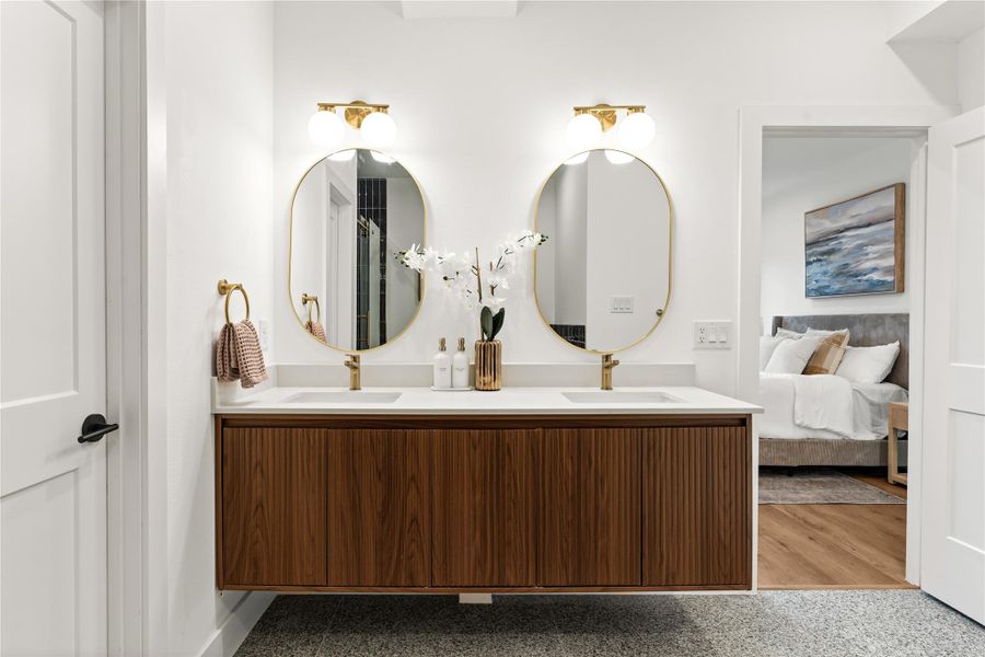 Clean lines, warm wood tones, and finishes that feel custom from top to bottom. Clean lines, warm wood tones, and finishes that feel custom from top to bottom.