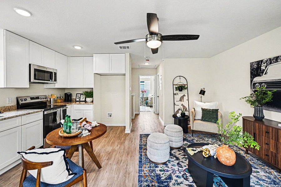 Furnished interior view inside a new home in , San Antonio (Image 12).