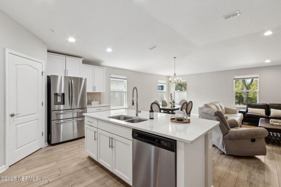 Furnished interior view inside a new home in River Glen, Yulee (Image 9). Furnished interior view inside a new home in River Glen, Yulee (Image 9).