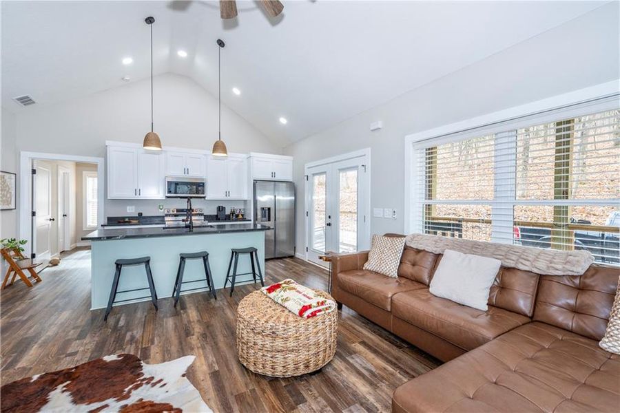 Furnished interior view inside a new home in , Jasper (Image 8). Furnished interior view inside a new home in , Jasper (Image 8).