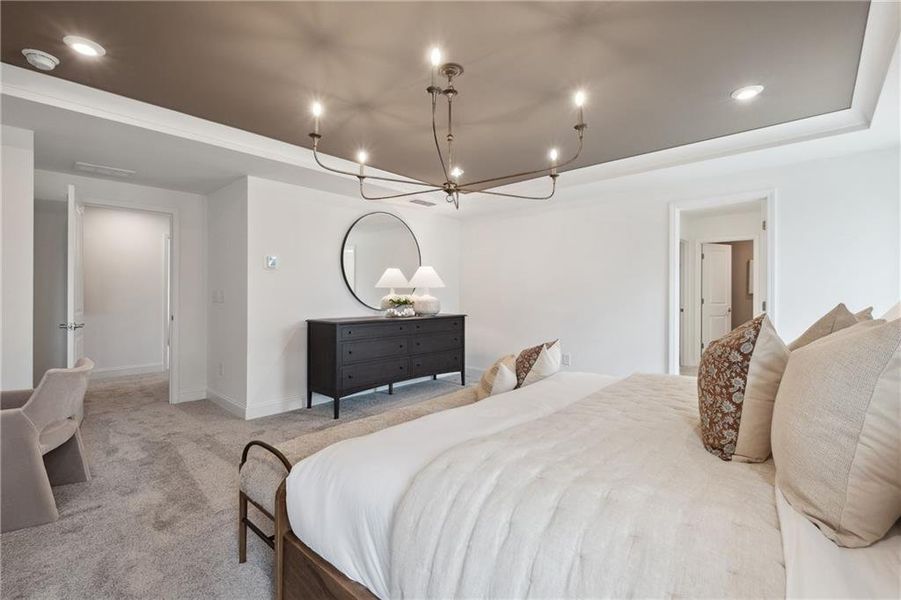 Furnished interior view inside a new home in Hamilton Place, Cartersville (Image 12).