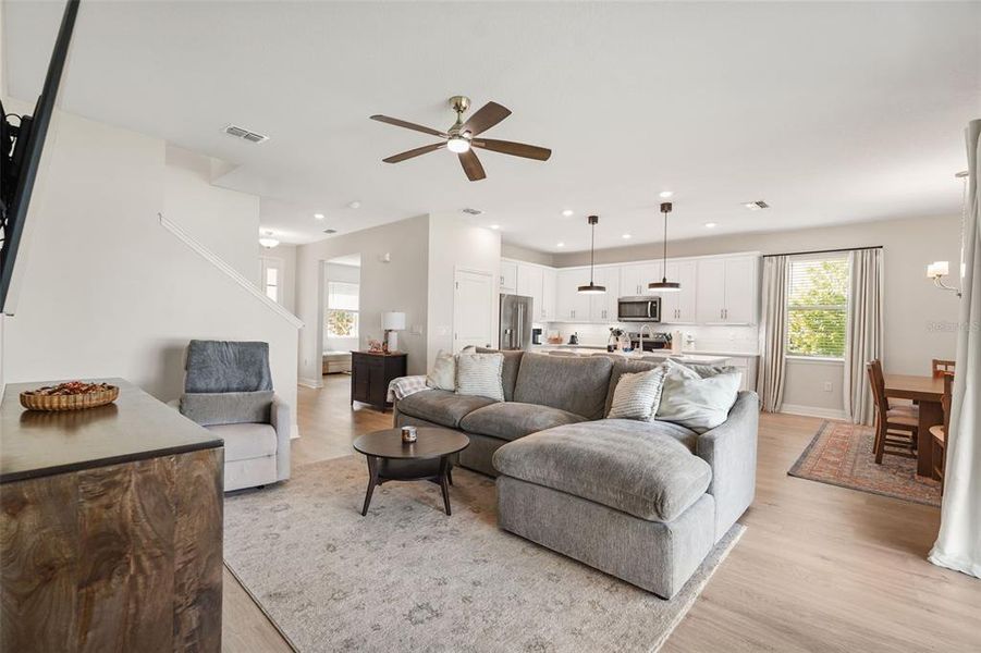 Furnished interior view inside a new home in Prairie Oaks, St. Cloud (Image 12).