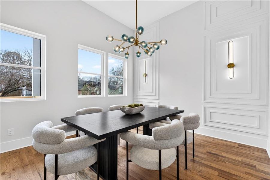 Furnished interior view inside a new home in , Atlanta (Image 34).