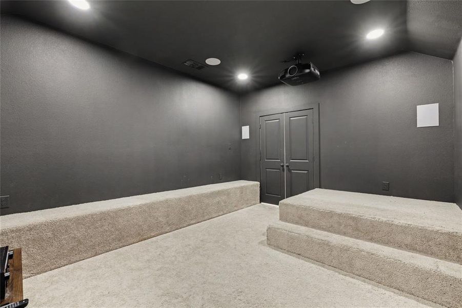 Theater seating and side seating