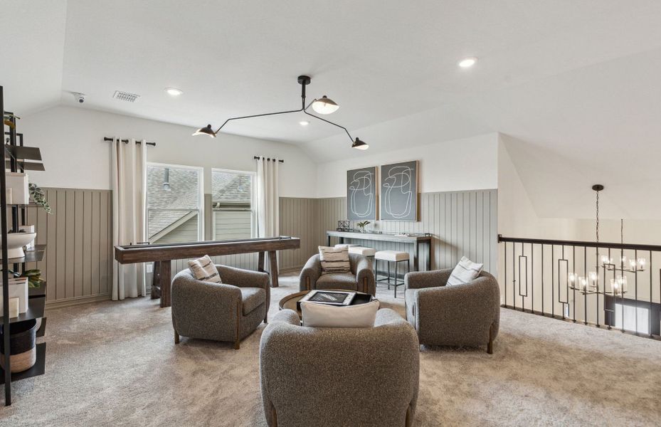 Furnished interior view inside a new home in Highland Lakes, McKinney (Image 20). Furnished interior view inside a new home in Highland Lakes, McKinney (Image 20).