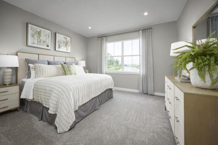 Furnished interior view inside a new home in Cedar Landings, Leesburg (Image 7).