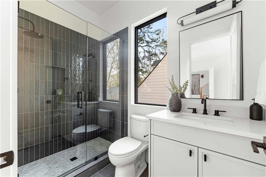 Furnished interior view inside a new home in , Atlanta (Image 11).