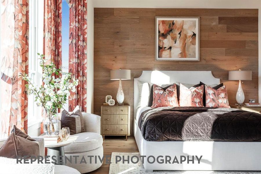 Furnished interior view inside a new home in Wildflower Ranch, Dish (Image 19).