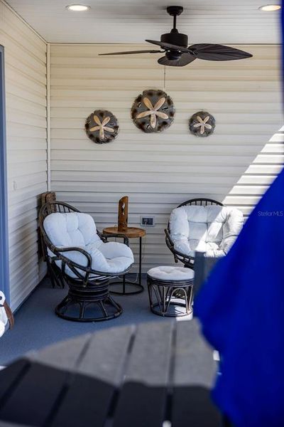 Exterior details and patio area of a home in , The Villages (Image 32).