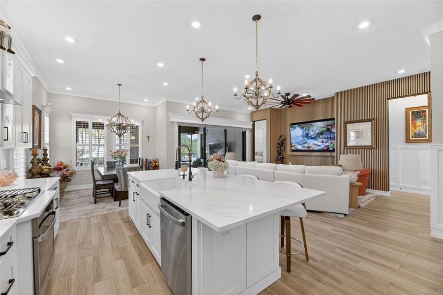 Furnished interior view inside a new home in SouthShore Yacht Club, Ruskin (Image 19).