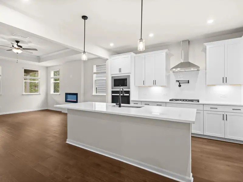 Representative furnished interior of a home built from the The Glenwood D by Davidson Homes LLC in Kelly Preserve, Loganville (Image 5).