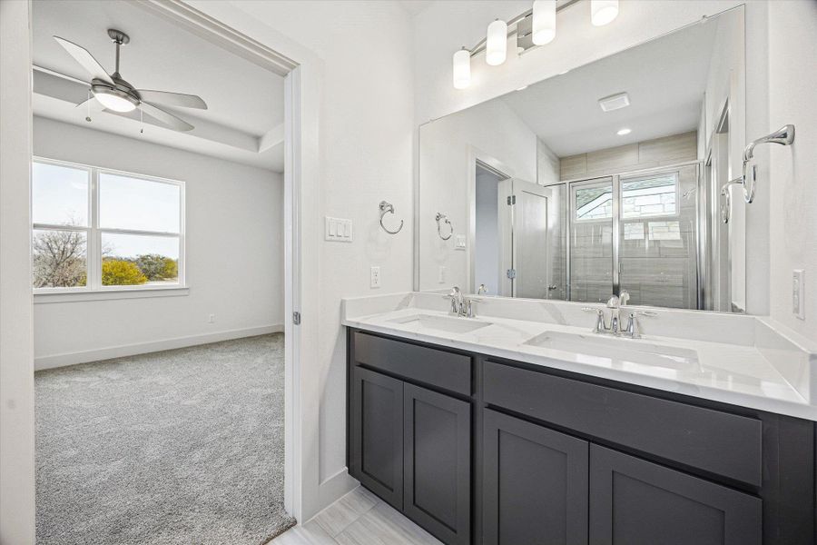 Furnished interior view inside a new home in Chester Ranch Place, Round Rock (Image 4).