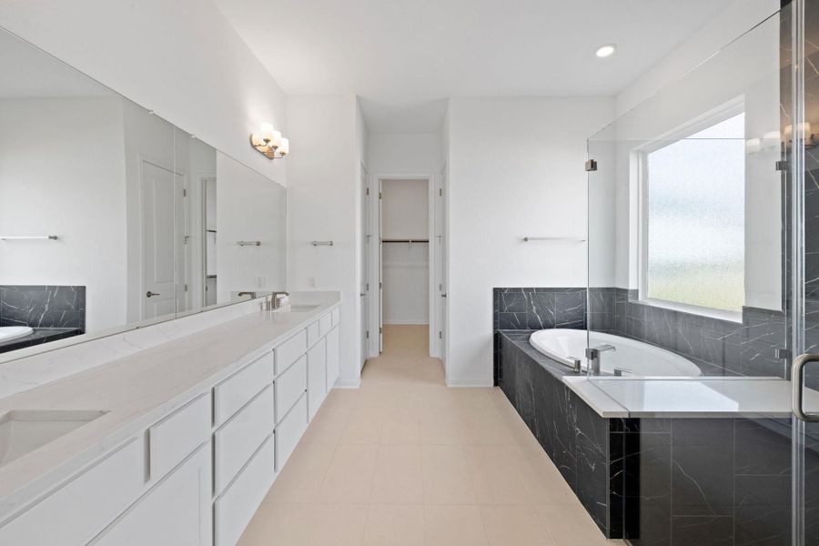 Furnished interior view inside a new home in , Leander (Image 9).