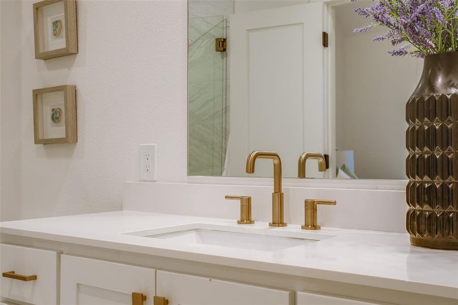 Close-up of interior finishes inside a home in , Dallas (Image 16).