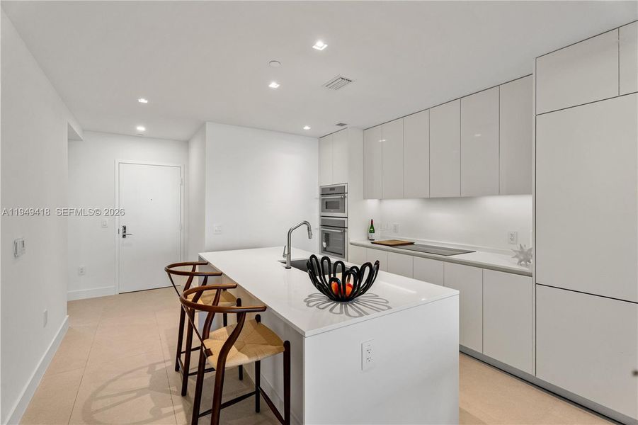 Furnished interior view inside a new home in , Miami (Image 8).