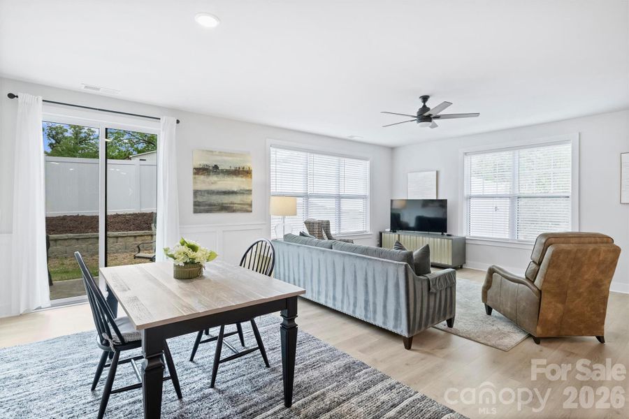 Furnished interior view inside a new home in , Charlotte (Image 33).
