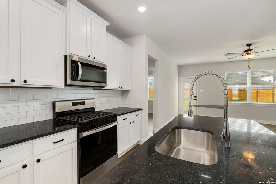 Furnished interior view inside a new home in Hightop Ridge, Converse (Image 4).