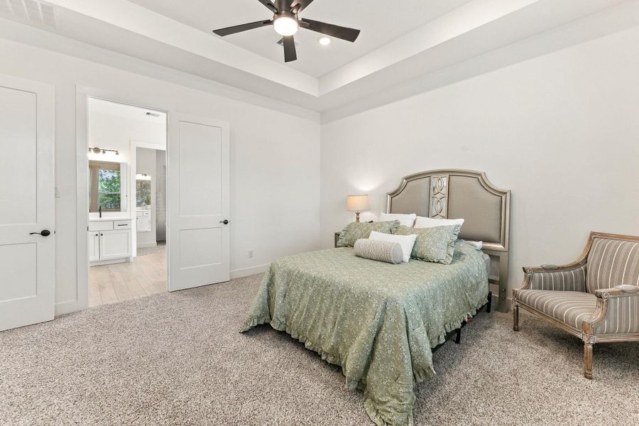 Furnished interior view inside a new home in , Conroe (Image 44).