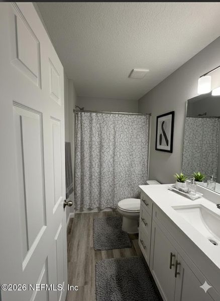 Furnished interior view inside a new home in , Jacksonville (Image 10).