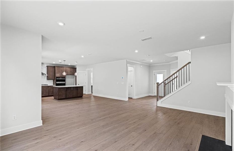 Spacious, unfurnished interior of a new home in Hunters Creek, Flowery Branch (Image 23). Spacious, unfurnished interior of a new home in Hunters Creek, Flowery Branch (Image 23).