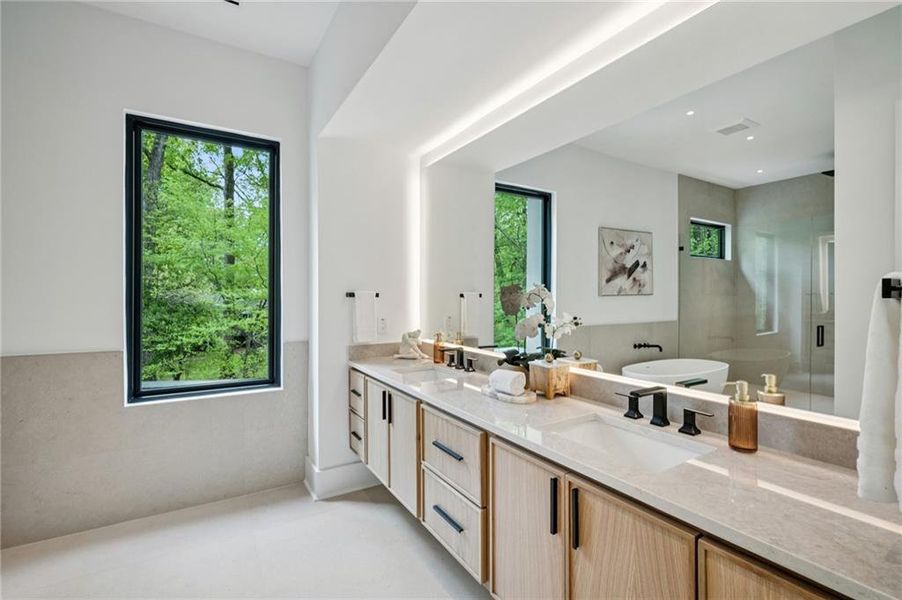 Furnished interior view inside a new home in , Brookhaven (Image 12).