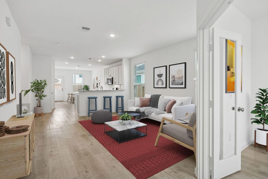 MODEL HOME images may NOT be consistent with the finished product.