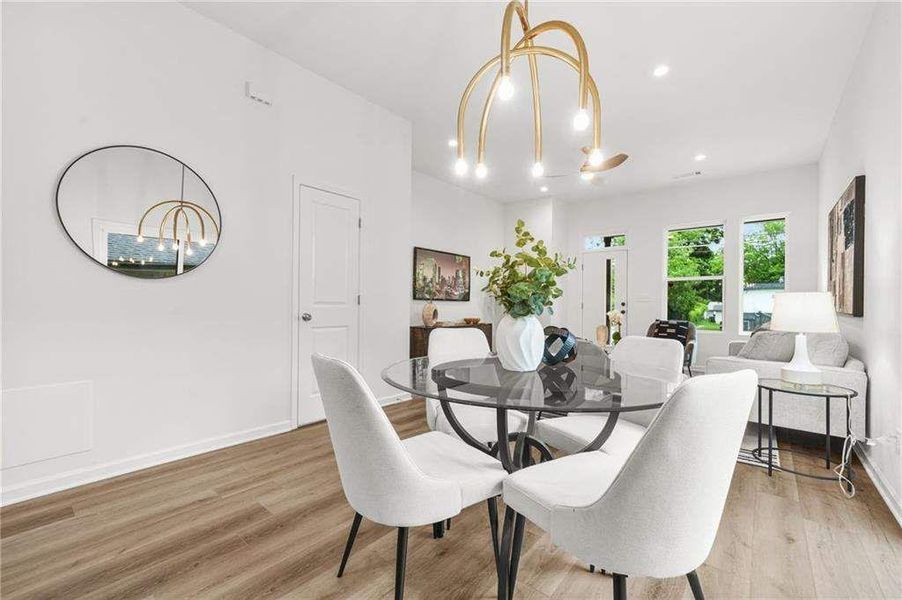 Furnished interior view inside a new home in , Atlanta (Image 5).