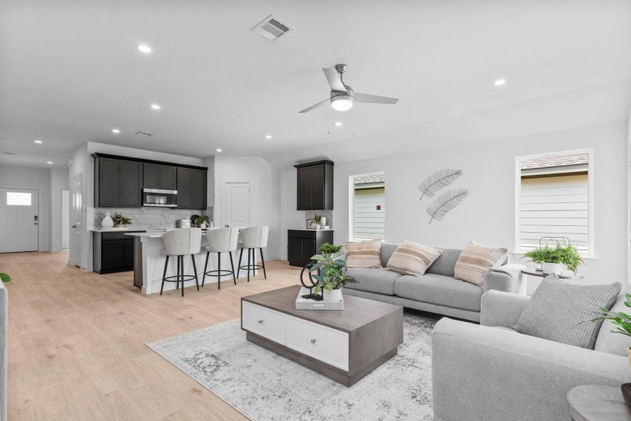 Furnished interior view inside a new home in Emberly, Beasley (Image 24).