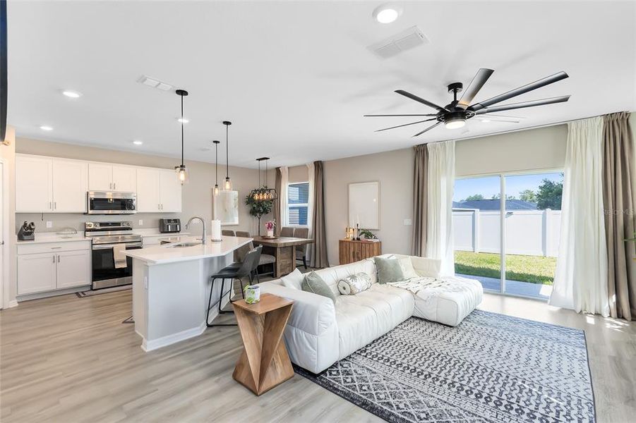 Furnished interior view inside a new home in Siena Reserve, St. Cloud (Image 15).