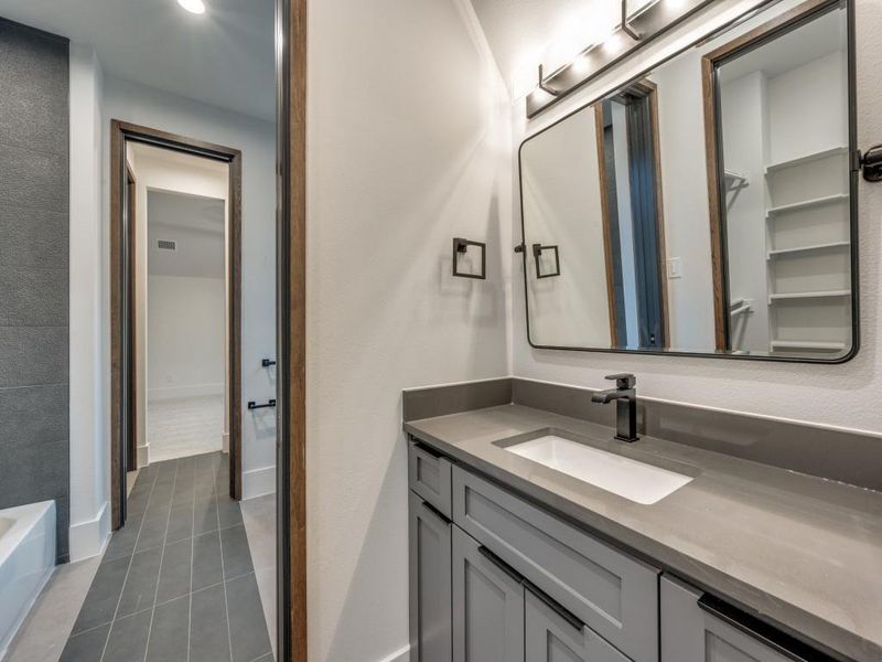 Furnished interior view inside a new home in , Dallas (Image 5).