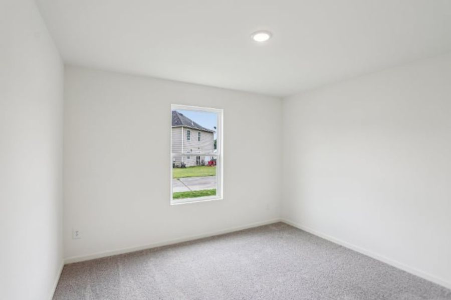 A room with a window.