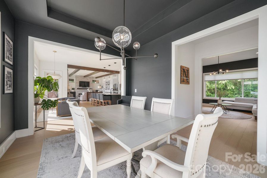 Furnished interior view inside a new home in , Salisbury (Image 37).