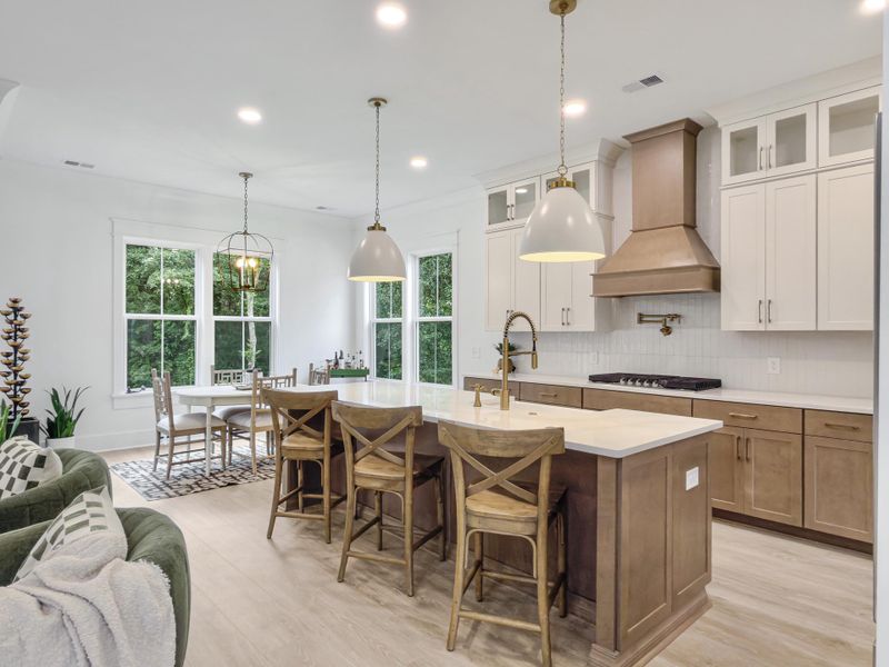 Furnished interior view inside a new home in Overlook at Copahee Sound, Awendaw (Image 35).