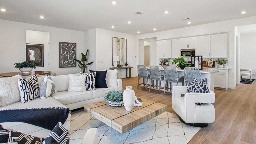 Representative furnished interior of a home built from the 4503 by Risewell Homes in North Creek, Queen Creek (Image 5).