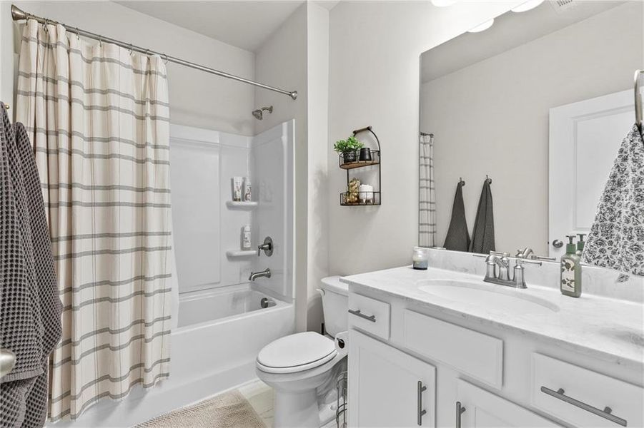 Furnished interior view inside a new home in Laurel Cove, Hoschton (Image 13).